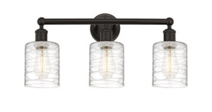 Cobbleskill - 3 Light - 23 inch - Oil Rubbed Bronze - Bath Vanity Light (616-3W-OB-G1113)