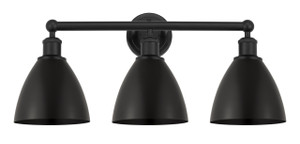 Bristol - 3 Light - 26 inch - Matte Black - Bath Vanity Light (616-3W-BK-MBD-75-BK)