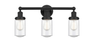 Dover - 3 Light - 23 inch - Matte Black - Bath Vanity Light (616-3W-BK-G314)