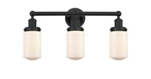 Dover - 3 Light - 23 inch - Matte Black - Bath Vanity Light (616-3W-BK-G311)