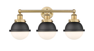 Edison - 3 Light - 25 inch - Brushed Brass - Bath Vanity Light (616-3W-BB-HFS-61-BK)