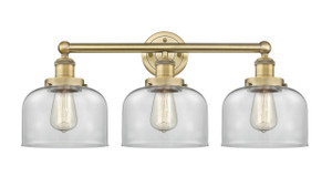Bell - 3 Light - 26 inch - Brushed Brass - Bath Vanity Light (616-3W-BB-G72)