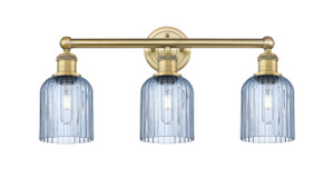 Bridal Veil - 3 Light - 23 inch - Brushed Brass - Bath Vanity Light (616-3W-BB-G559-5BL)