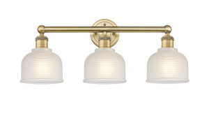 Dayton - 3 Light - 24 inch - Brushed Brass - Bath Vanity Light (616-3W-BB-G411)