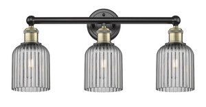 Bridal Veil - 3 Light - 23 inch - Black Antique Brass - Bath Vanity Light (616-3W-BAB-G559-5SM)