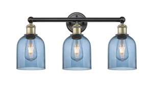 Bella - 3 Light - 24 inch - Black Antique Brass - Bath Vanity Light (616-3W-BAB-G558-6BL)
