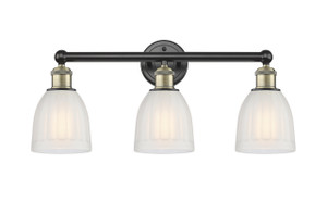 Brookfield - 3 Light - 24 inch - Black Antique Brass - Bath Vanity Light (616-3W-BAB-G441)