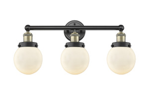 Beacon - 3 Light - 24 inch - Black Antique Brass - Bath Vanity Light (616-3W-BAB-G201-6)