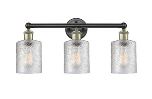 Cobbleskill - 3 Light - 23 inch - Black Antique Brass - Bath Vanity Light (616-3W-BAB-G112)