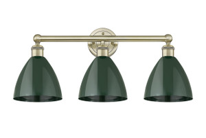 Plymouth - 3 Light - 26 inch - Antique Brass - Bath Vanity Light (616-3W-AB-MBD-75-GR)