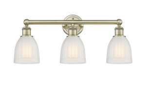 Brookfield - 3 Light - 24 inch - Antique Brass - Bath Vanity Light (616-3W-AB-G441)