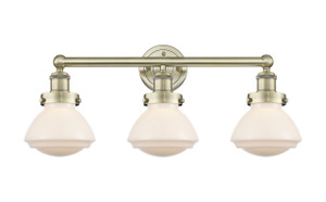 Olean - 3 Light - 25 inch - Antique Brass - Bath Vanity Light (616-3W-AB-G321)