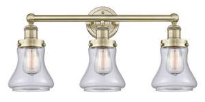 Bellmont - 3 Light - 24 inch - Antique Brass - Bath Vanity Light (616-3W-AB-G192)