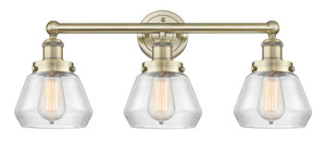Fulton - 3 Light - 25 inch - Antique Brass - Bath Vanity Light (616-3W-AB-G172)