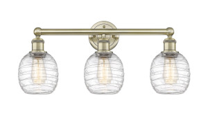 Belfast - 3 Light - 24 inch - Antique Brass - Bath Vanity Light (616-3W-AB-G1013)