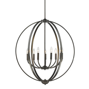 Colson 9 Light Chandelier In Etruscan Bronze (3167-9 EB)