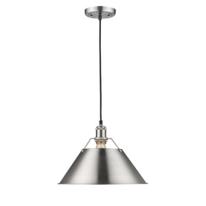 Orwell 14" Wide Large Pendant in Pewter (3306-L PW-PW) Orwell 14" Wide Large Pendant in Pewter (3306-L PW-PW)
