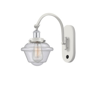 Oxford - 1 Light - 8 inch - White Polished Chrome - Sconce (918-1W-WPC-G534)