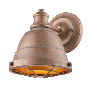 Bartlett CP 1 Light Bath Vanity in Copper Patina (7312-BA1 CP) Bartlett CP 1 Light Bath Vanity in Copper Patina (7312-BA1 CP)