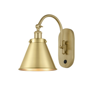 Appalachian - 1 Light - 8 inch - Satin Gold - Sconce (918-1W-SG-M13-SG-LED)