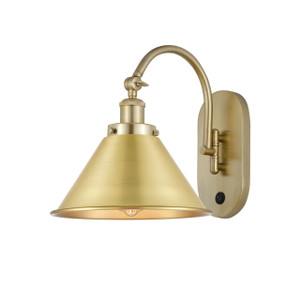 Briarcliff - 1 Light - 10 inch - Satin Gold - Sconce (918-1W-SG-M10-SG)