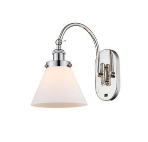 Cone - 1 Light - 8 inch - Polished Nickel - Sconce (918-1W-PN-G41)