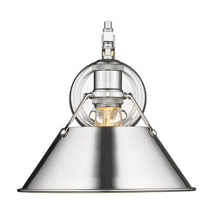 Orwell 1-Light Wall Sconce in Chrome (3306-1W CH-CH)