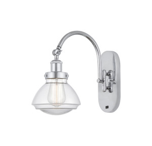 Olean - 1 Light - 7 inch - Polished Chrome - Sconce (918-1W-PC-G322)