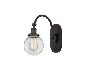 Beacon - 1 Light - 6 inch - Oil Rubbed Bronze - Sconce (918-1W-OB-G202-6-LED)