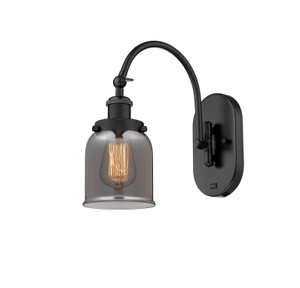 Bell - 1 Light - 5 inch - Matte Black - Sconce (918-1W-BK-G53-LED)