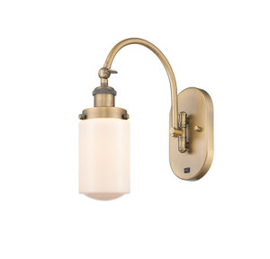 Dover - 1 Light - 5 inch - Brushed Brass - Sconce (918-1W-BB-G311-LED)