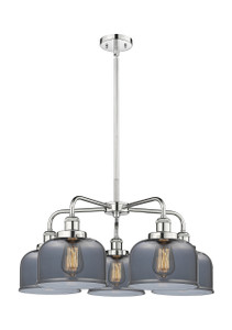 Cone - 5 Light - 26 inch - Polished Chrome - Chandelier (916-5CR-PC-G73)