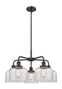 Cone - 5 Light - 26 inch - Oil Rubbed Bronze - Chandelier (916-5CR-OB-G72)