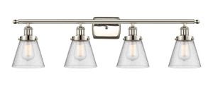 Cone - 4 Light - 36 inch - Polished Nickel - Bath Vanity Light (916-4W-PN-G64)
