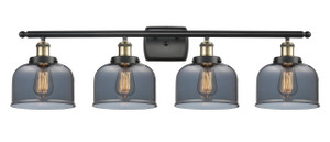 Bell - 4 Light - 38 inch - Black Antique Brass - Bath Vanity Light (916-4W-BAB-G73)