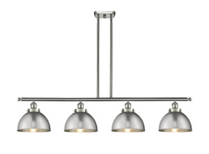 Derby - 4 Light - 48 inch - Brushed Satin Nickel - Stem Hung - Island Light (916-4I-SN-MFD-10-SN-LED)