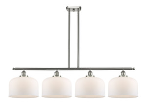 Bell - 4 Light - 48 inch - Brushed Satin Nickel - Stem Hung - Island Light (916-4I-SN-G71-L-LED)