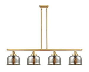 Bell - 4 Light - 48 inch - Satin Gold - Stem Hung - Island Light (916-4I-SG-G78)