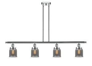 Bell - 4 Light - 48 inch - Polished Chrome - Stem Hung - Island Light (916-4I-PC-G53)