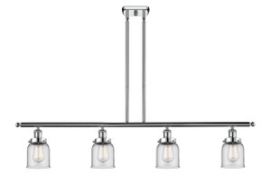 Bell - 4 Light - 48 inch - Polished Chrome - Stem Hung - Island Light (916-4I-PC-G52)