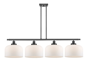 Bell - 4 Light - 48 inch - Matte Black - Stem Hung - Island Light (916-4I-BK-G71-L-LED)