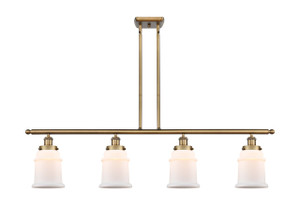 Canton - 4 Light - 48 inch - Brushed Brass - Stem Hung - Island Light (916-4I-BB-G181)