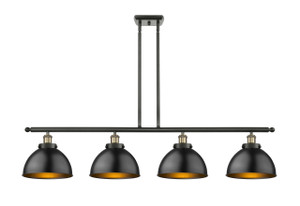 Derby - 4 Light - 48 inch - Black Antique Brass - Stem Hung - Island Light (916-4I-BAB-MFD-10-BK)