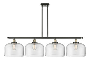 Bell - 4 Light - 48 inch - Black Antique Brass - Stem Hung - Island Light (916-4I-BAB-G72-L-LED)