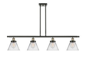Cone - 4 Light - 48 inch - Black Antique Brass - Stem Hung - Island Light (916-4I-BAB-G42)