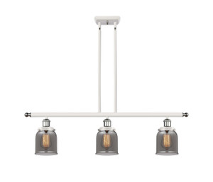 Bell - 3 Light - 36 inch - White Polished Chrome - Stem Hung - Island Light (916-3I-WPC-G53-LED)