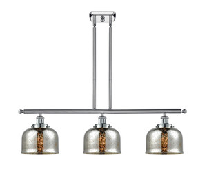 Bell - 3 Light - 36 inch - Polished Chrome - Stem Hung - Island Light (916-3I-PC-G78-LED)