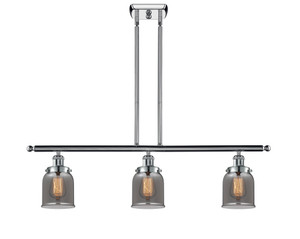 Bell - 3 Light - 36 inch - Polished Chrome - Stem Hung - Island Light (916-3I-PC-G53-LED)