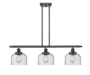 Bell - 3 Light - 36 inch - Oil Rubbed Bronze - Stem Hung - Island Light (916-3I-OB-G74-LED)