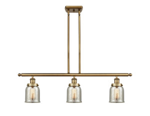 Bell - 3 Light - 36 inch - Brushed Brass - Stem Hung - Island Light (916-3I-BB-G58)